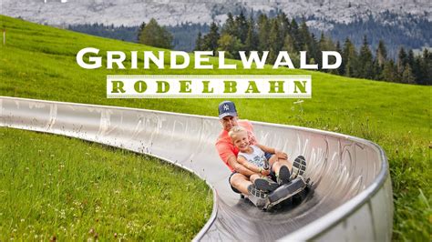 Grindelwald Rodelbahn Toboggan Ride Switzerland 4k 60fps Video