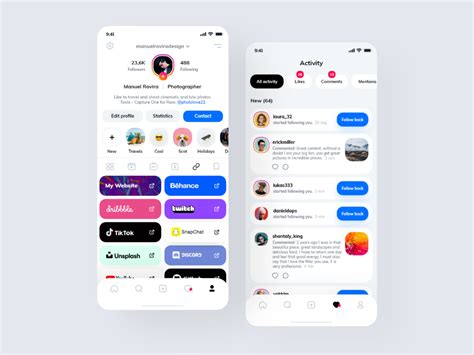 Instagram Redesign 2020 Social App Design App Interface Design Best