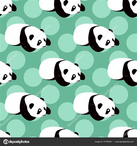 Panda Urso Fundo Vetor Ilustração De Stock Por ©lilalove 131756796