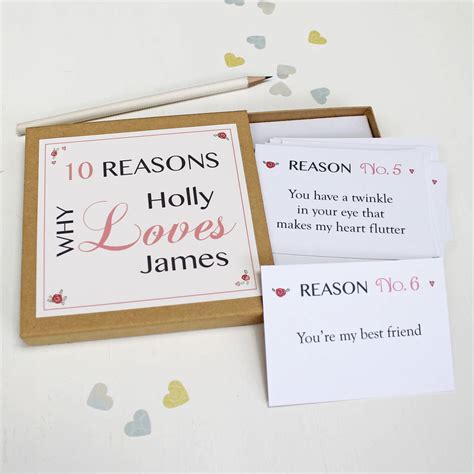Personalised Love Notes By Martha Brook