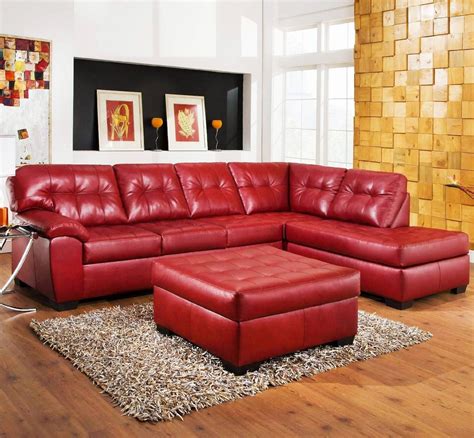 30 The Best Red Microfiber Sectional Sofas