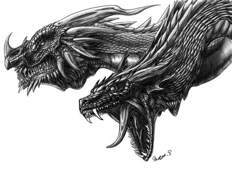 Dragon Drawing Dragon Drawing By Arkaedri How To Draw A 