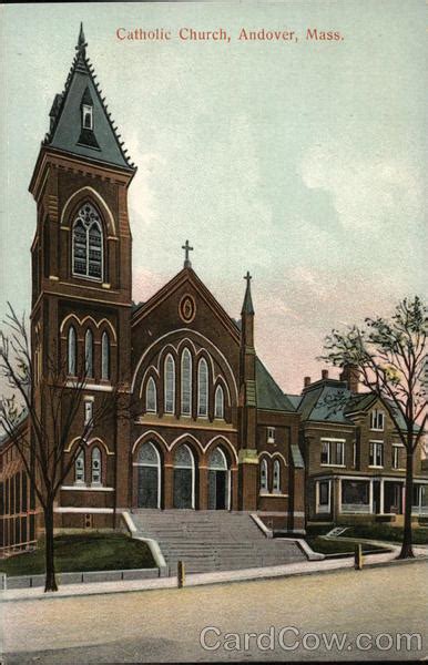 Catholic Church Andover Ma Postcard