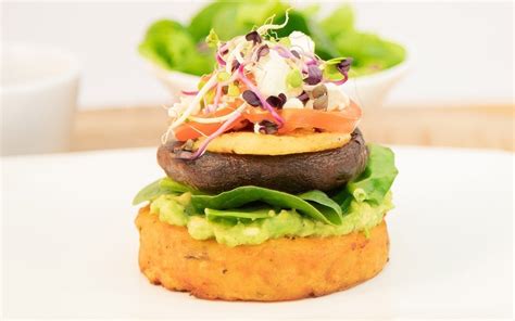 Kumara Rosti Vegetarian Stack Wild Chef Gluten Free Menu Idea