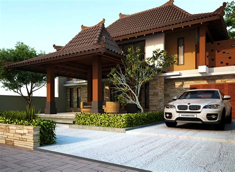 Perbedaan mendasar antara keduanya adalah pada bentuk atap. 45 Desain Rumah Joglo Khas Jawa Tengah | Desainrumahnya.com