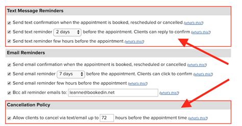 Text Message Confirmations And Appointment Reminders Bookedin Support Desk