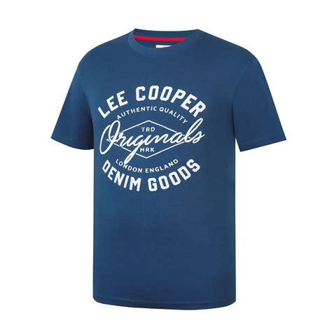 Lee Cooper Cooper Logo T Shirt Mens Brand Max