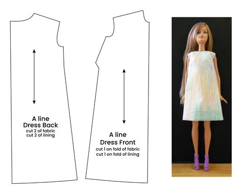 Free Printable Barbie Clothes Patterns Pdf Lannairfarhaan