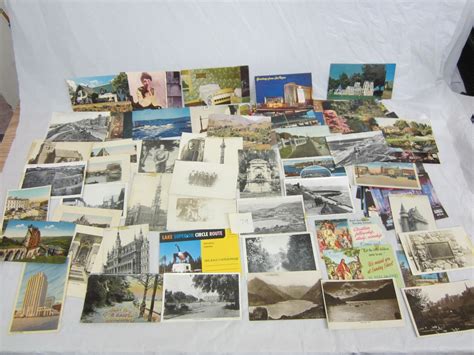 Large Lot Of Vintage Post Cards