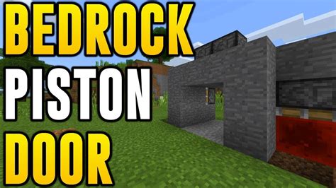 Download last version of console edition world for bedrock edition from the official website. MINECRAFT BEDROCK 2x2 REDSTONE PISTON DOOR (Minecraft Xbox ...