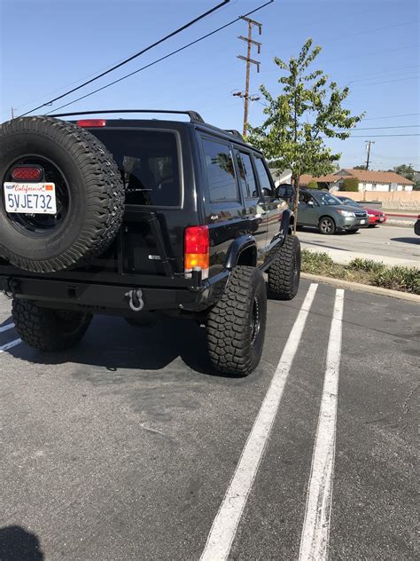 The main part of the bumper is 3 x4 3/16 thick rectangle tubing. Jeep Xj Rear Bumper Tire Carrier - Top Jeep