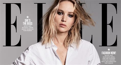 Jennifer Lawrence Is One Of Elles Women In Hollywood 2017 Jennifer