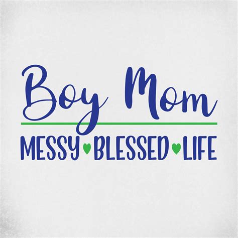 Boy Mama Svg Blessed Mama Svg Mom Of Boys Svg Mom Life Svg Sons Svg