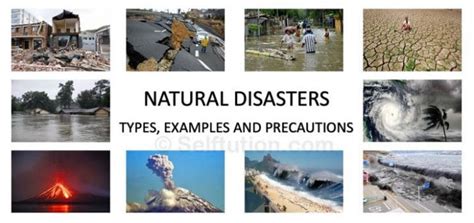 Natural Disasters Types Examples And Precautions Selftution