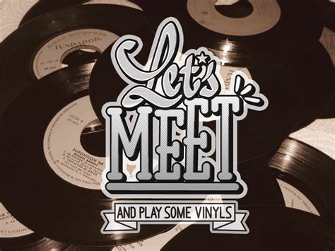 Lets Meet And Play Some Vinyls By Chus On Dribbble
