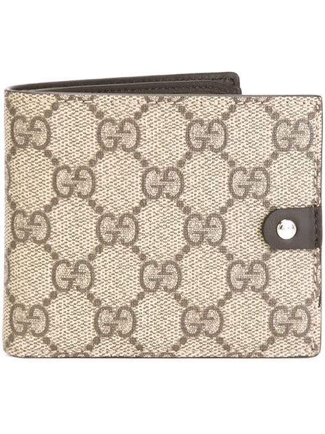 Lyst Gucci Gg Supreme Wallet In Natural For Men