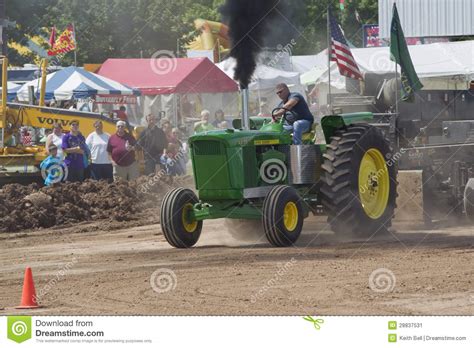 John Deere 6030 Tractor Pulling Editorial Photo Image 28837531