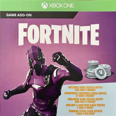 Dark Vertex 500 Vbuck Xbox One Games Gameflip