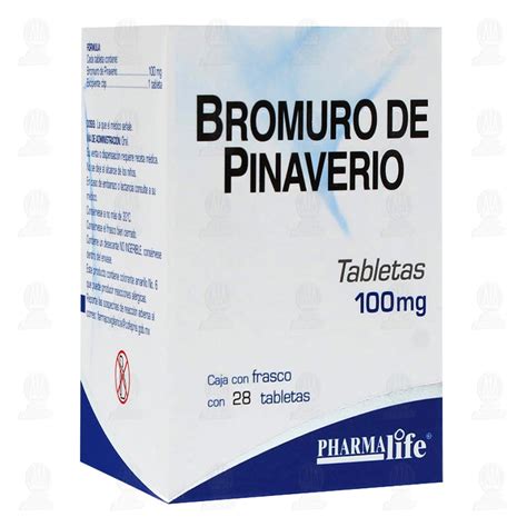 Bromuro De Pinaverio 100mg 28 Tabletas Pharmalife