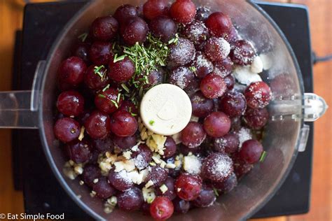 Fresh Grape And Rosemary Coulis Sauce Recipe Eat Simple Food