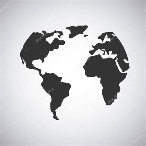 World Map Icon — Stock Vector © Yupiramos 131065756