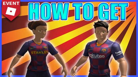 Event How To Get 2 Free Fc Barcelona Bundles Roblox Youtube