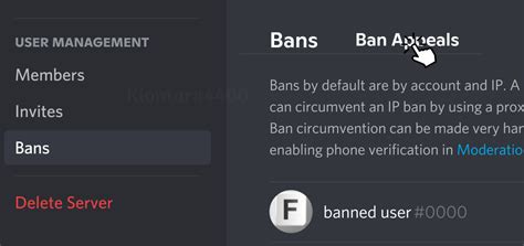 Server Ban Appeal Form Feature Suggest Discord