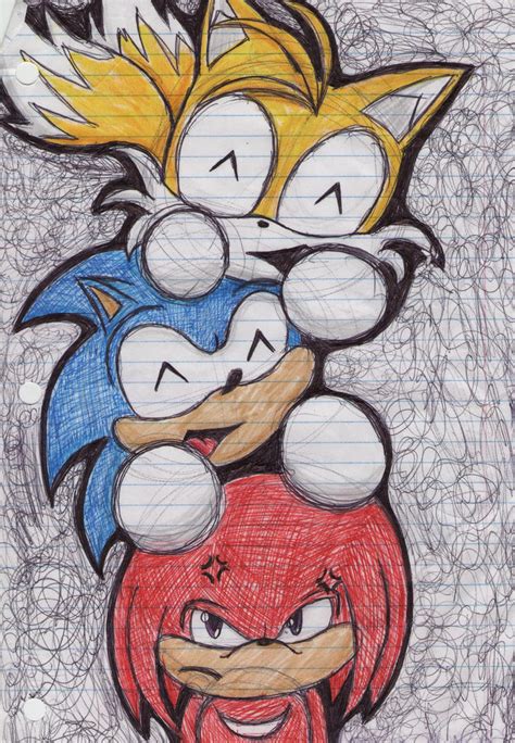 Sonic Tails And Knuckles By Shadowlover96 On Deviantart
