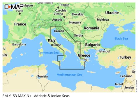 C Map Adriatic And Ionian Seas Max N Sailrace