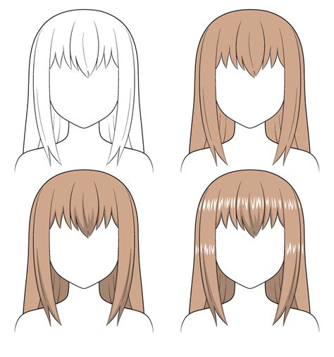 Anime Curly Hair Anime Ponytail Anime Long Hair How To Draw Anime