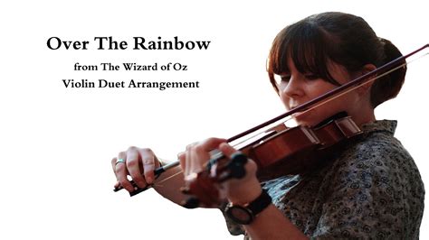 The melody starts with an octave, which might be tricky at first, but trust me, the song is quite easy to learn. Over The Rainbow Violin Duet Arrangement-Sheet Music - YouTube