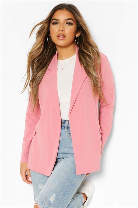 Petite Oversized Blazer Oversized Blazer Pink Blazer Outfit Light