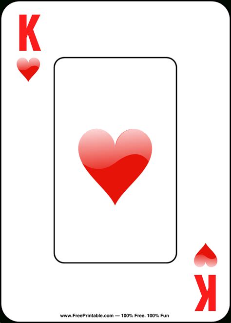 Free Printable Deck Of Cards Free Printable