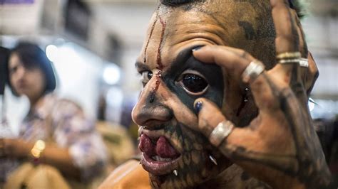 For some, it can mean tattoos or piercings. Body Modifications and Oddities - Creepy Gallery | eBaum's ...