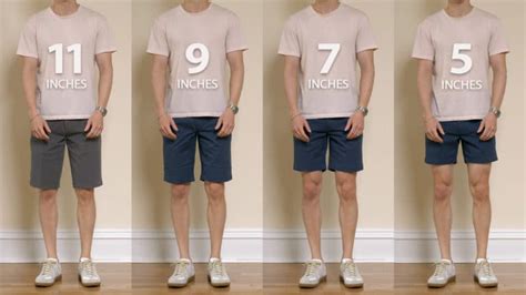 How Mens Shorts Should Fit Shorts Length Guide