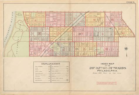 Atlas Of Philadelphia Pennsylvania 1908 28th 32nd And 37th Wards