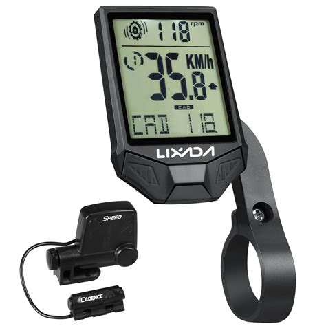 Lixada Cycling Wireless Computer Multifunctional Bike Computer