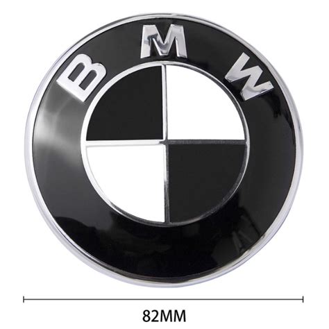 New Bmw M Performance Black Logo Emblem Car Badge Decal Sticker Auto