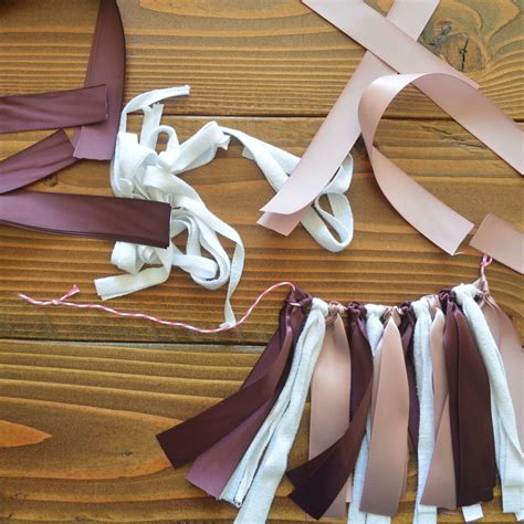 3 Easy Steps For Creating Ribbon Garland With Video