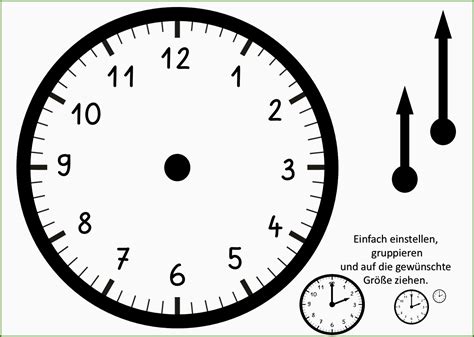 Ein zifferblatt oder auch ziffernblatt dient insbesondere bei mechanischen uhren, aber auch bei zeigermessgeräten wie z. Zifferblatt Uhr Vorlage toll Uhr Ohne Zeiger Wiwi Fashion ...