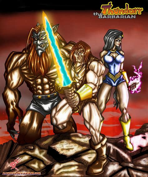 Thundarr The Barbarian By Albreech On Deviantart Barbarian 80s Cartoon Shows 80s Cartoon