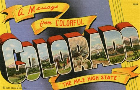Colorado Large Letter Postcards Flickr