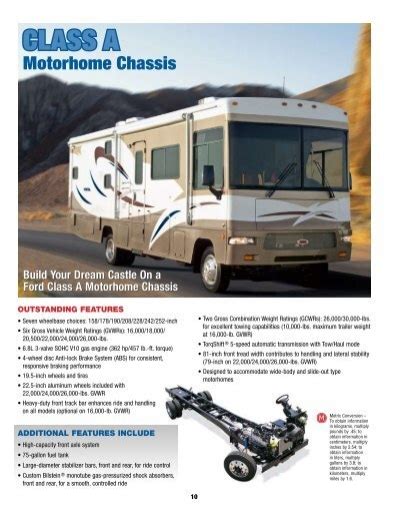Class A Motorhome Chassis