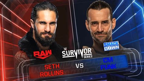 Wwe K Dream Match Cm Punk Vs Seth Rollins Survivor Series