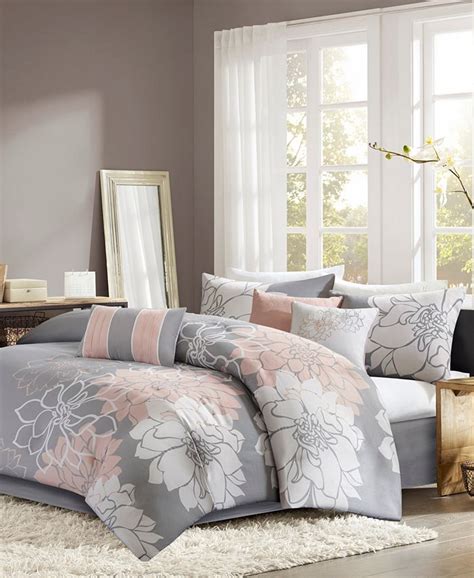 Madison Park Lola Cotton 7 Pc Queen Comforter Set Macys