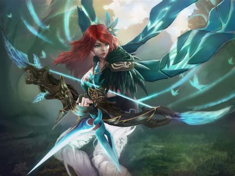 Windranger Dota Arcana Desktop Wallpaper K Dota Game Wallpapers