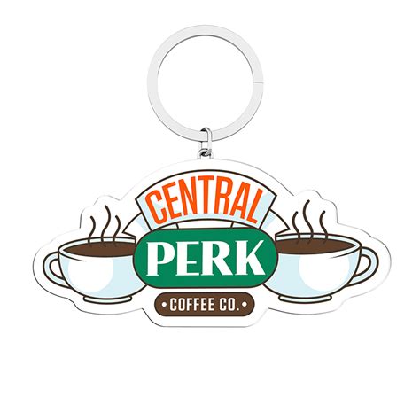 Metal Logo Keychain Central Perk