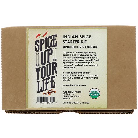 Pure Indian Foods Organic Indian Spice Starter Kit Experience Level