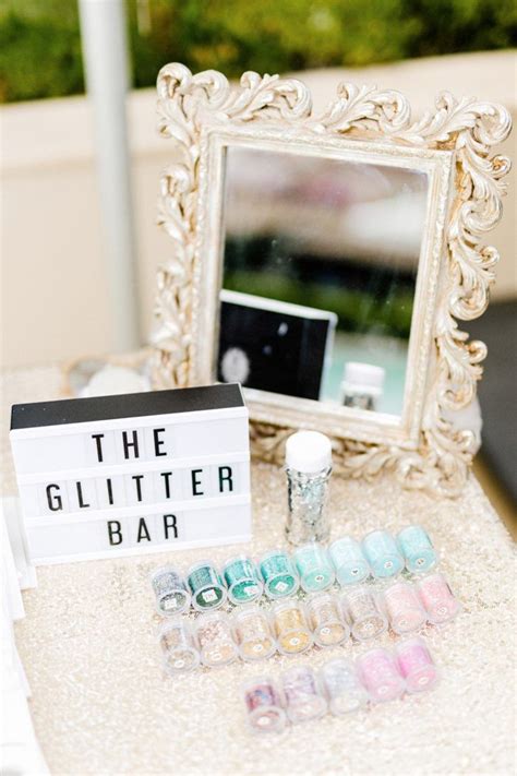 Invite Guests To Join In On The Sparkle With A Diy Glitter Bar Photo