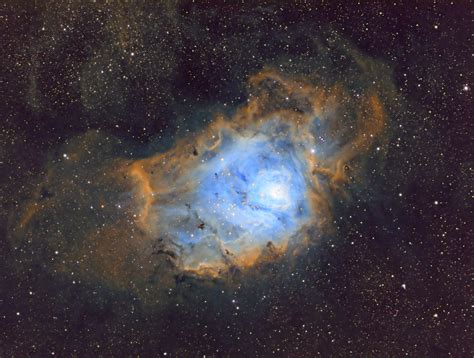 M8 Lagoon Nebula Hubble Palette Sara Mcallister Photography